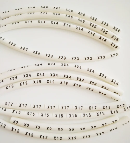 0.75mm2 200pcs 200 шт./лот 0,5 0,75 1,0 1,5 2,5 4,0 6,0 8.0mm2 Белый Кабель маркер plum насосно-компрессорных труб по индивидуальному заказу номер и символ - Цвет: 0.75mm2 200pcs