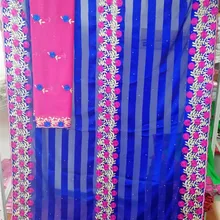 Африканская кружевная ткань чистая шелковая ткань, органза вышитая шелковый шифон ткани для платья