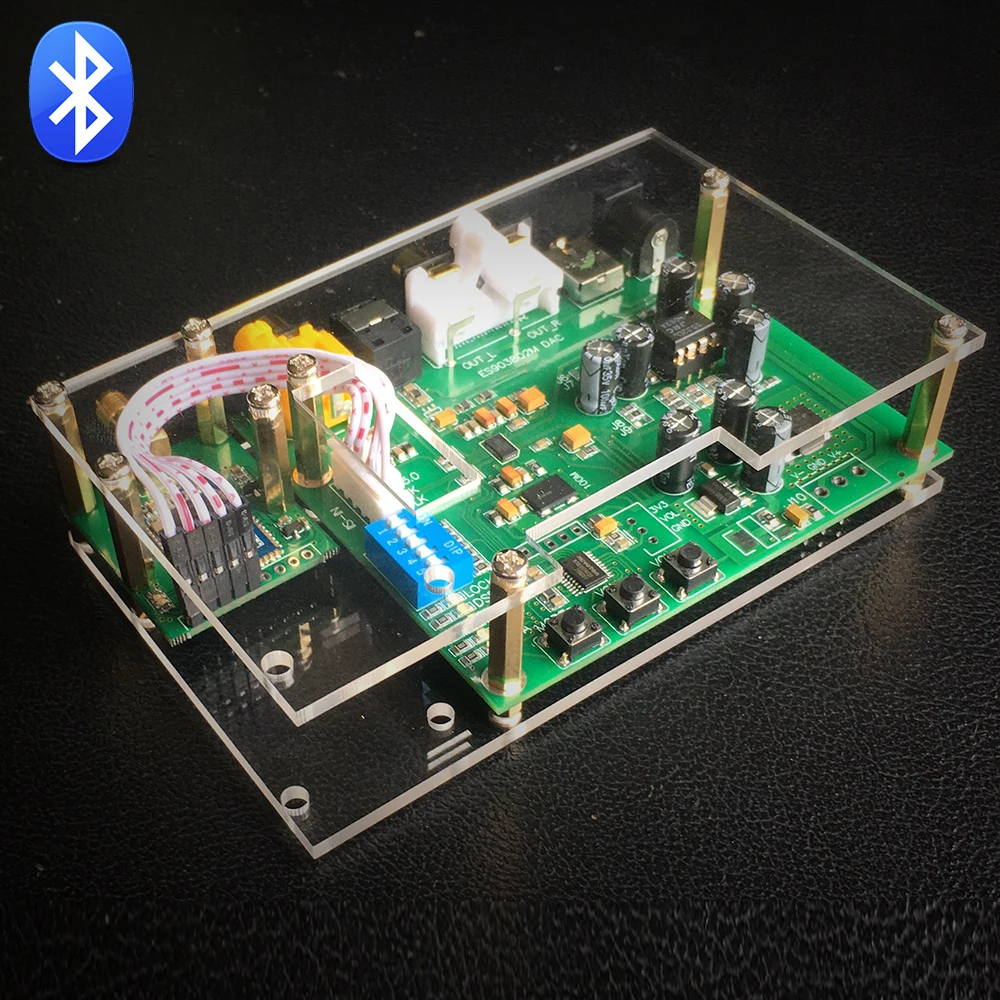 Hi Fi M7A2 MINI HIFI ES9038Q2M DSD I2S декодер SPIDF плата DAC аудио усилитель для наушников CSR8675 aptx hd