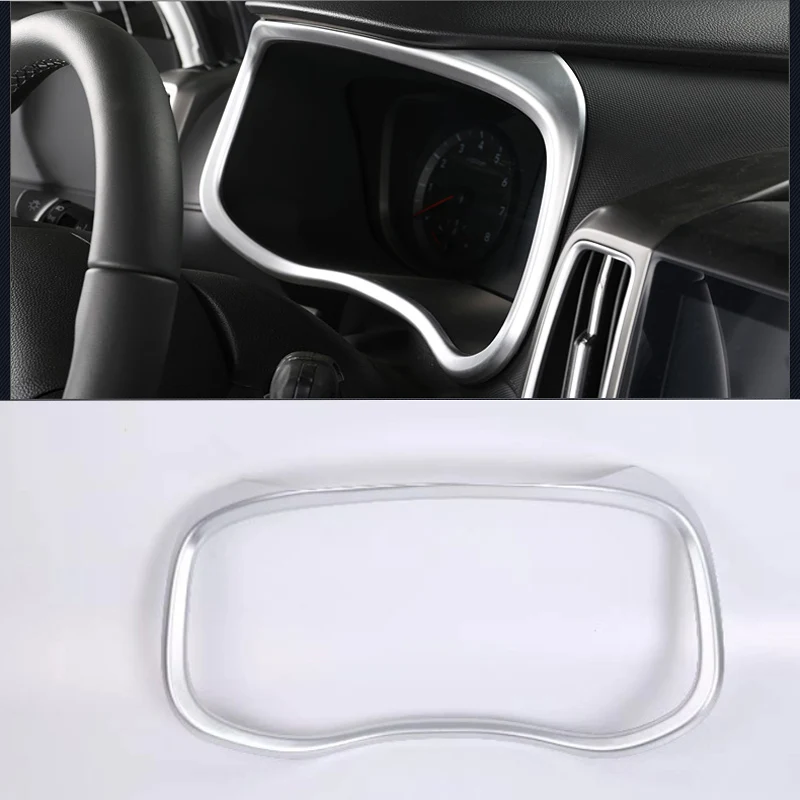 Car Styling For Hyundai IX35 2018 Car ABS Chrome Dashboard Trim Ring