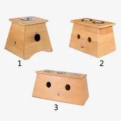 Бамбуковый Moxa Moxibustion Box акупунктурный релаксационный ролик держатель палки шеи руки тела акупунктурный массаж тела Уход за ногами