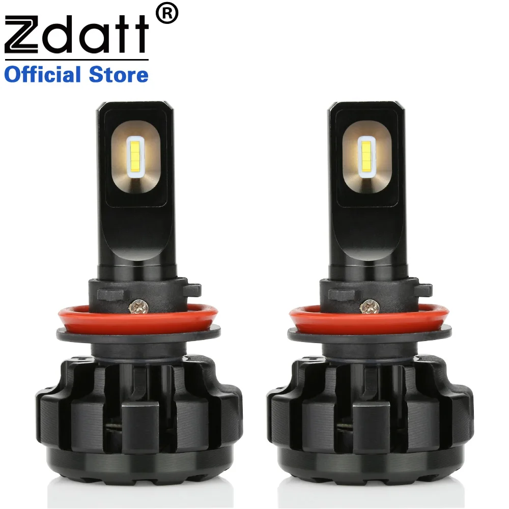 Zdatt 2Pcs Super Bright Led Lamp H11 H8 H9 ZES Canbus Headlights 100W 12000Lm Car Led Light 12V Auto Lamp Automobiles 6000K Zdatt 2Pcs Super Bright Led Lamp H11 H8 H9 ZES Canbus Headlights 100W 12000Lm Car Led Light 12V Auto Lamp Automobiles 6000K