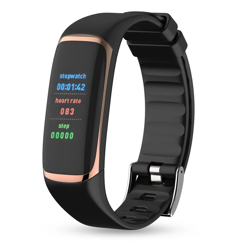 

2018 P9 Waterproof Fitness Bracelet Bluetooth Color Lcd Screen Sport Wrist Band Smart watches Heart Rate Tracker Pk Mi Band 3