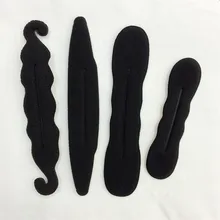 High Quality Women Magic Foam Sponge Foam Twist Hair Disk Hairs Band Tool Quick Messy Bun