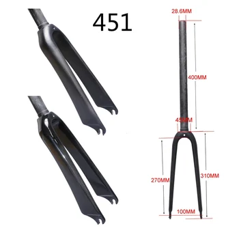 

20er lighter newest 20 "inch folding bike T1000 K 3 full carbon fiber fork carbon bicycle front forks