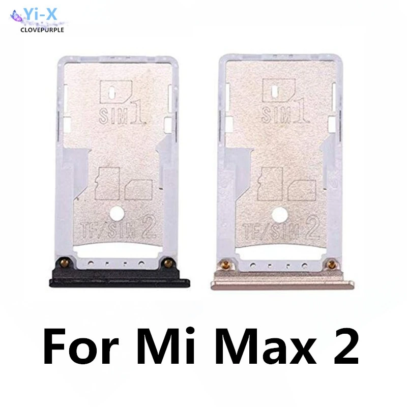 Для Xiaomi mi Max 2 Max2 Sim mi cro sim-карты считыватель SD карт держатель сим адаптер лотка