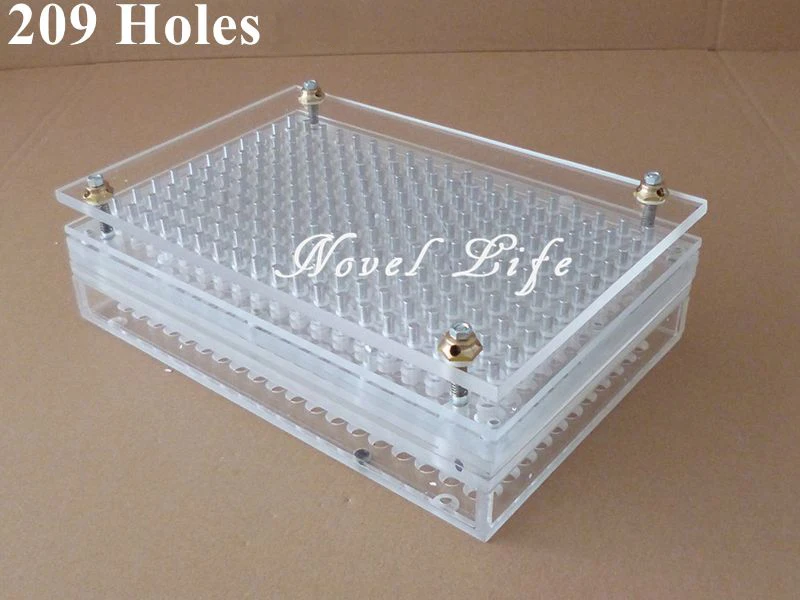 209 Holes Manual Capsule Filling Machine Pharmaceutical Capsule Maker