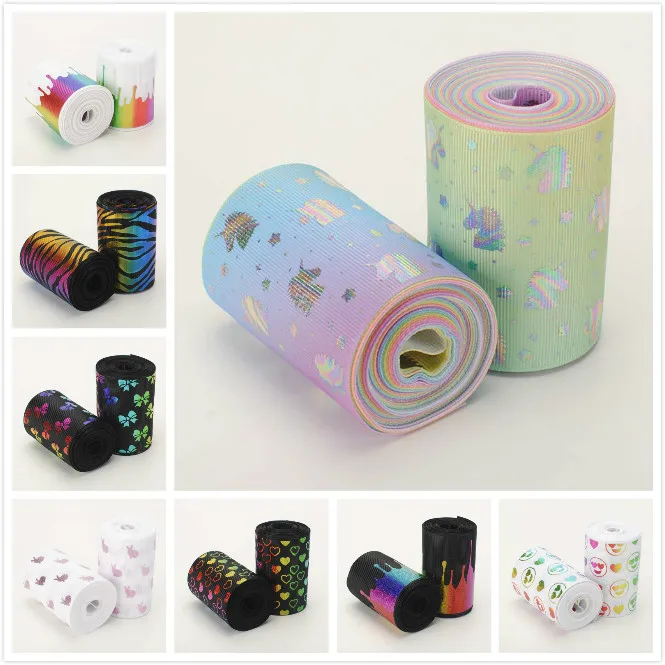 

Printed Ribbons 75mm Width Plating Stripe Horse DIY Handmade Ribbons Webbing Printed Ribbon free shipping