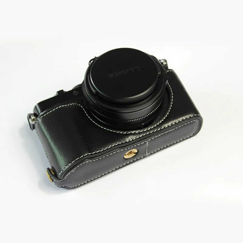 Чехол для камеры из натуральной кожи получехол Panasonic LX100II LX100M2 LX1002 портативный