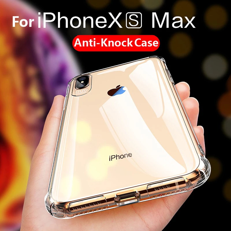Case For Iphone XS Max XR Cover Silicone Transparent Clear Soft Coque Funda 6 7 8 Plus X |