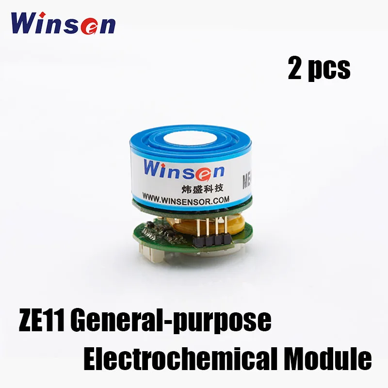 2 шт. Winsen ZE11-C2H4 Универсальный Высокопроизводительный Модуль обнаружения газа компенсация температуры отличный линейный выход