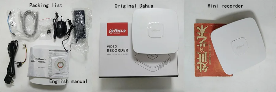 Dahua PoE nvr 4CH видеорегистратор NVR4104-P-4KS2 4-канальный Смарт 1U 4PoE 4 K & H.265 Lite сеть до 8 МП