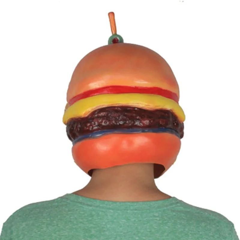 Game Battle Royale Beef Boss Mask Cosplay Durr Burger Masks Adult Latex Full Face Helmet Halloween Party Props Dropshipping (1)