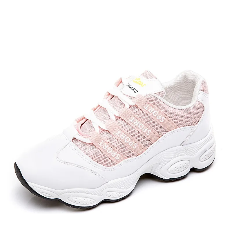 

New 2019 Vulcanized Casual Shoes Breathable Sports Shoes Women's Shoes with White Breathable Women's Shoes