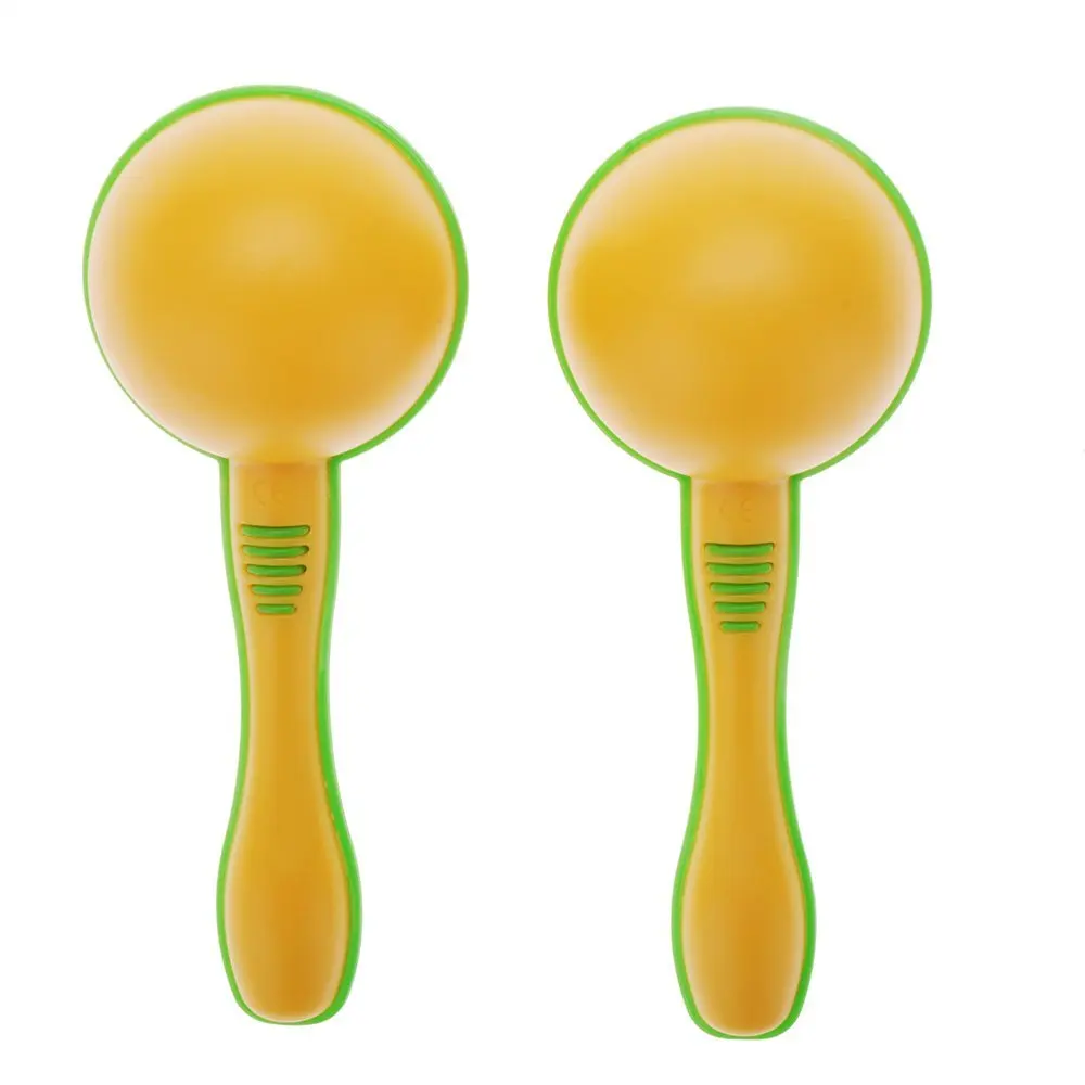 

XFDZ-Yellow Plastic Egg Maraca Musical Early Educational Rhythm Toy Tool for Baby Kid Child