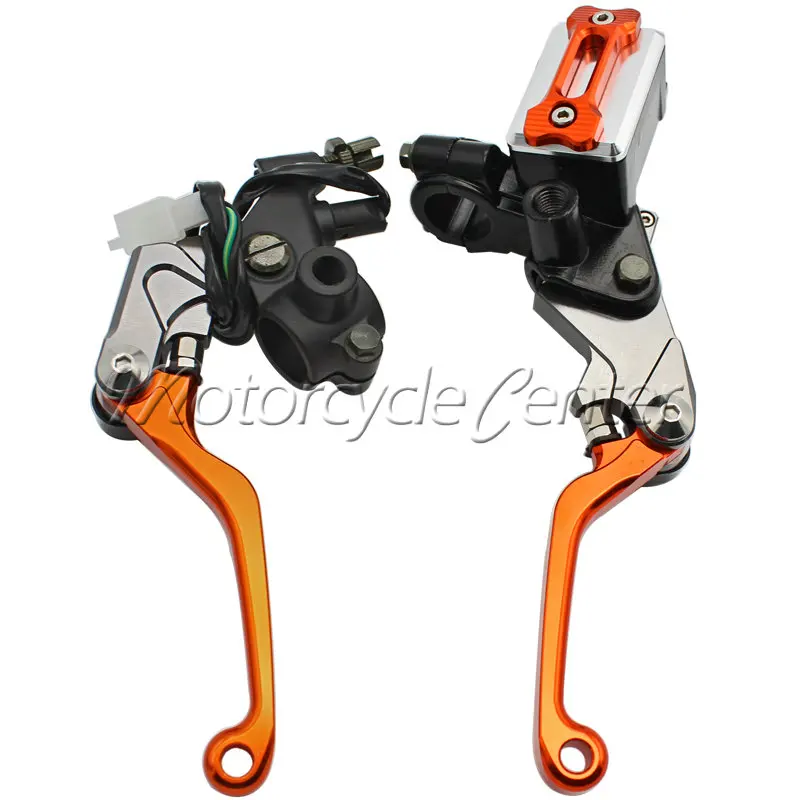 7/8" 22mm Motorcycle Brake Hydraulic Master Cylinder Set Kit Reservoir