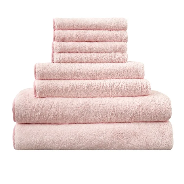 Fast Drying Extra Large Bath Towel Set, Decorative & Luxury Premium