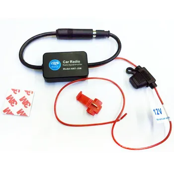 

Car Aerial Antenna 12V Car Automobile Radio Signal Amplifier ANT-208 Auto FM/AM Antenna Booster Windshield Mount Antenna Aerials