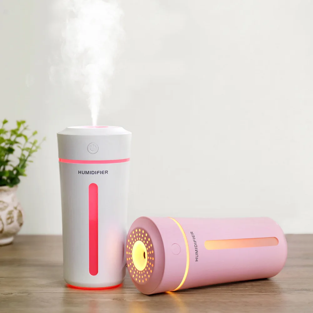 

270ML Cup Air Humidifier USB Aroma Essential Oil Diffuser For Home Office Aromatherapy Humidificador Difusor LED nightLight Lamp