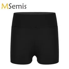 MSemis/трико для девочек, Балетные Шорты, гимнастические шорты с высокой талией для мальчиков, Спортивная Одежда для танцев, спортивные шорты, штаны для йоги, спорта, тренировок