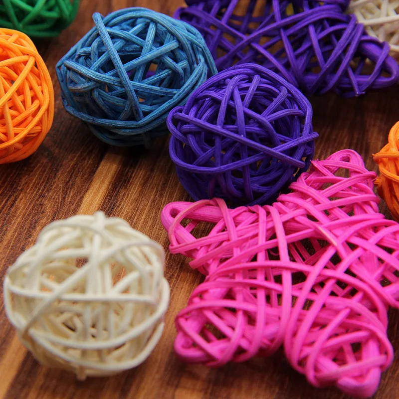 Украшение дом шар из ротанга-бар-сплетенная декоративная бусина
