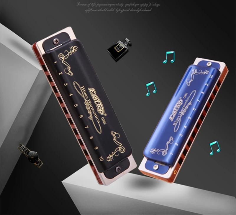 Горячая Распродажа Easttop Harmonica T008K Diatonic 10 Hole Armonica Blues mondharmonica gaita de boca Mouth Ogan