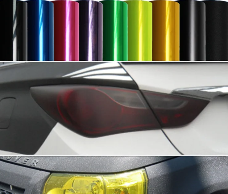 30cm*9m Car Lamp Film Motorcycle and Headlamp Change Color Chameleon Sticker Fog Lights Refitting |