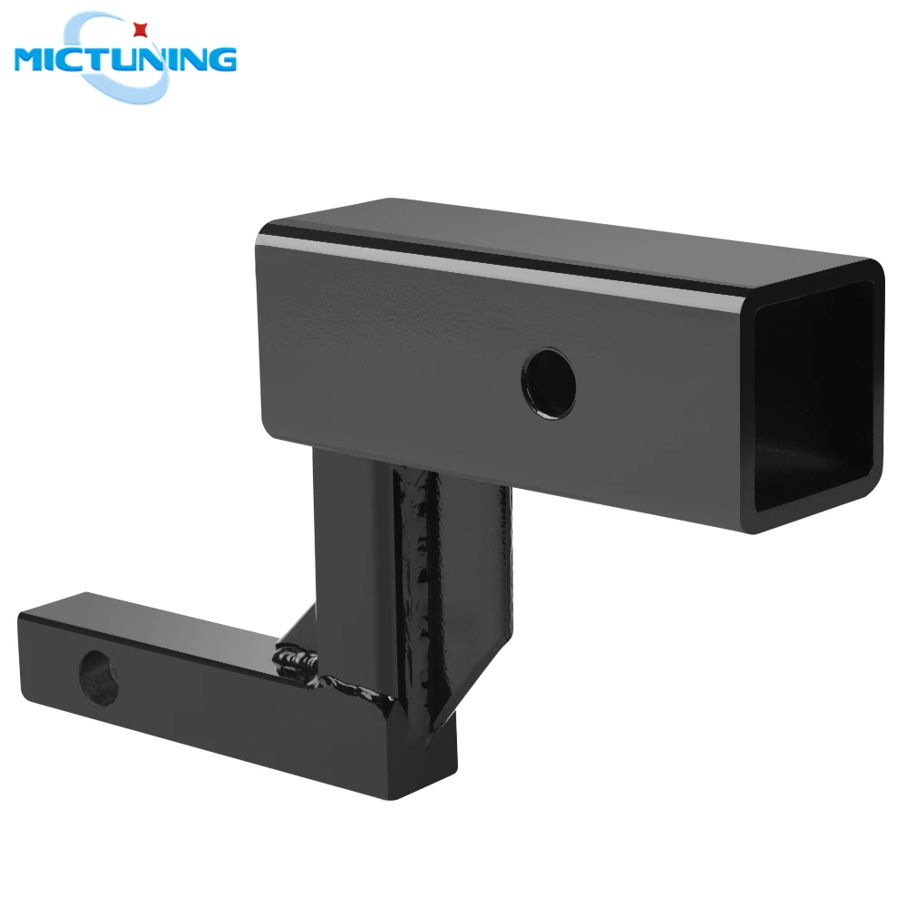 

MICTUNING 1-1/4" to 2" Hitch Adapter with 5-1/2" Rise and 4-3/8" Drop Towing Hitch Receiver Mount Bar Extender for Cargo Carrier