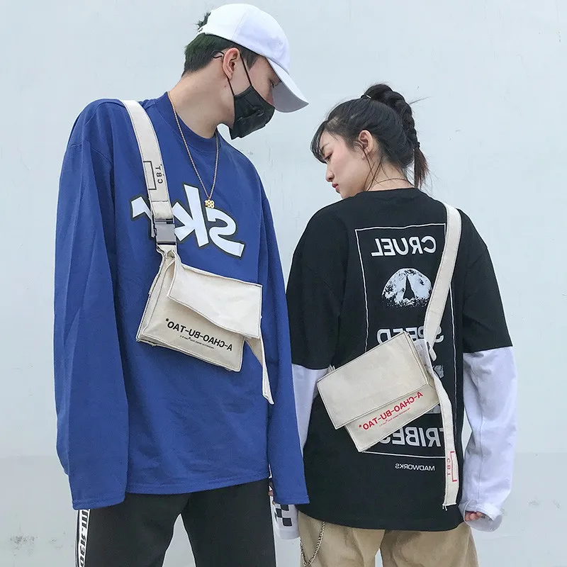 

Fashion Women Letters Canvas Messenger Bags 2019 New Arrival Female Casual Hasp Simple Handbags Shoulder Bags