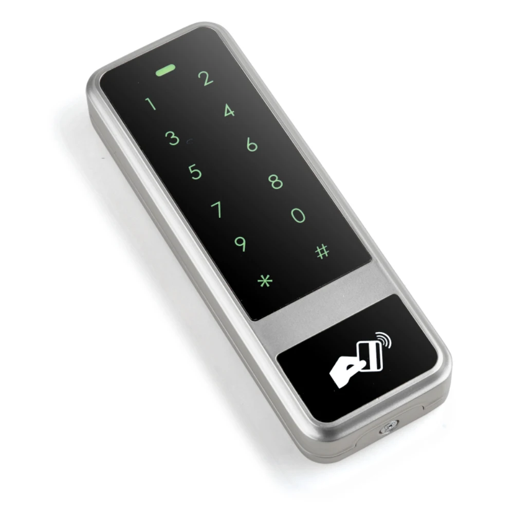 RFID сенсорная металлическая клавиатура контроля доступа электронный дверной замок система контроля доступа водонепроницаемый C50 серебристый+ 10 брелоков