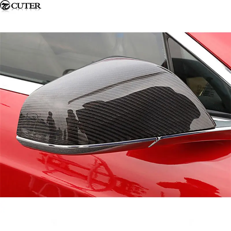 Model S replacement Carbon Fiber Side Mirror Covers Auto Model S replacement Carbon Fiber Side Mirror Covers Auto