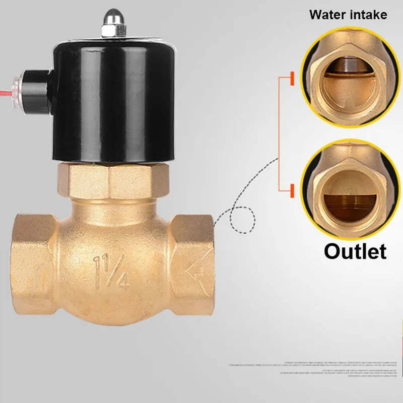 

Within Thread I Steam Temperature Electromagnetism Valve 180 Degree High Pressure 16 Kg. Forerunner Type