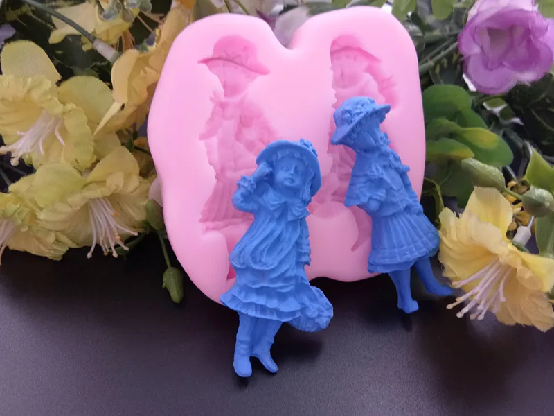 Luyou 3D Princess Prince в форме помадной плесень смола форма для шоколада конфеты