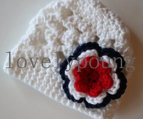 

Hotsell girls flower crochet hats made of cotton 1pc