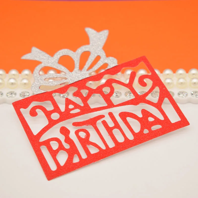 

Happy Birthday Gift Fustelle Metalliche Per Scrapbooking Dies Cutting Dies For Card Paper Craft Dies Embossing Template