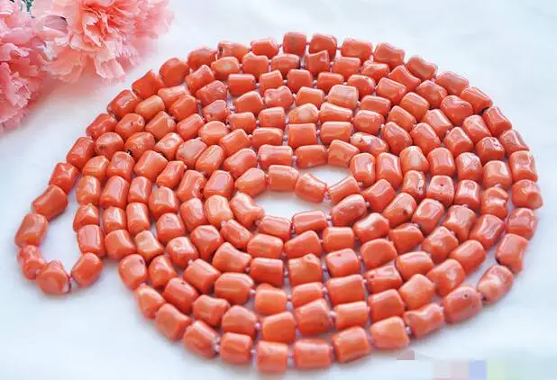 

3607 massive pink coral NECKLACE