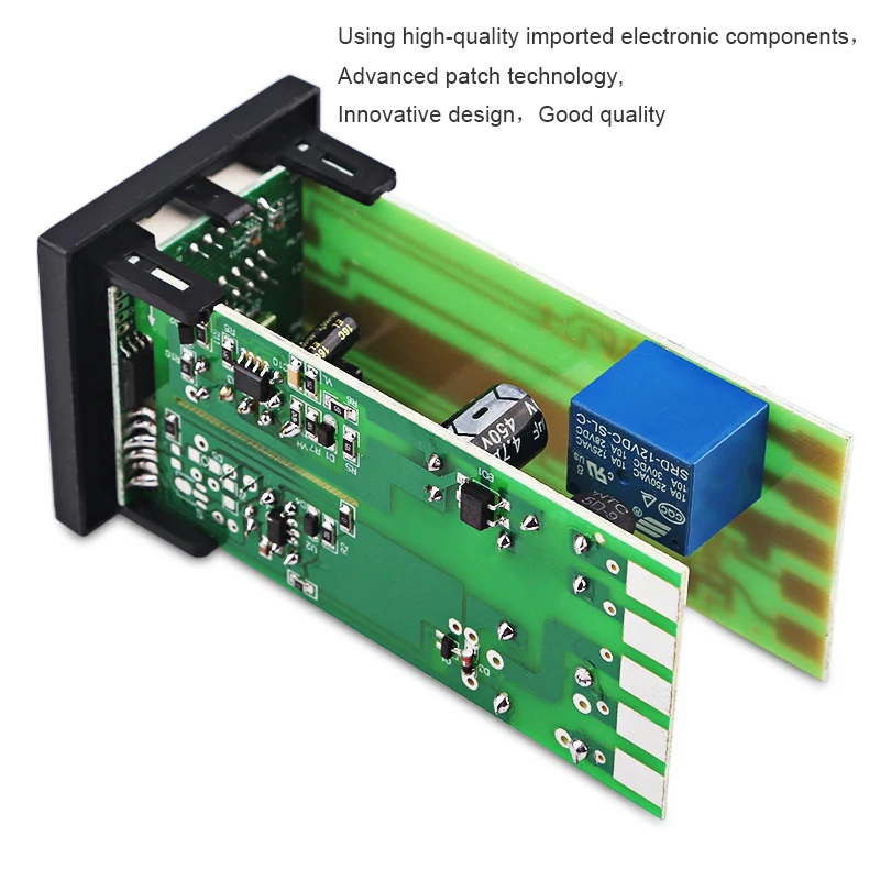 REX-C100 220VAC цифровой PID регулятор температуры REX C100 термостат+ 40A реле SSR+ K термопара 1 м датчик