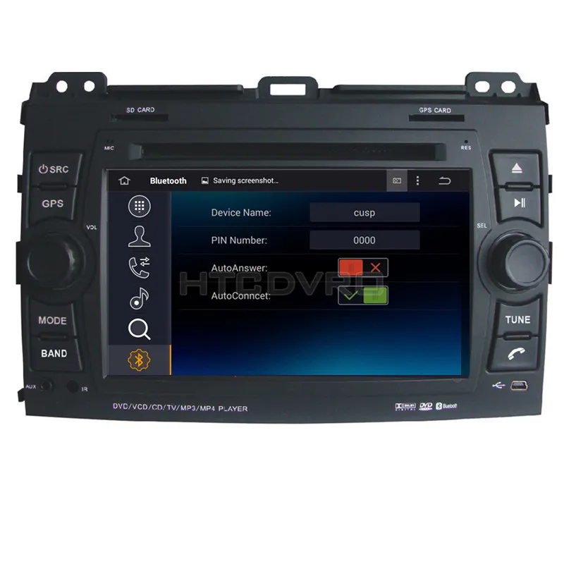 Perfect YMODVHT 7inch 4G Octa Core Android 9.0 7.1 Car DVD Player for Toyota Prado 2002-2005 2006 2007 2008 2009 Auto RDS Radio Audio 5