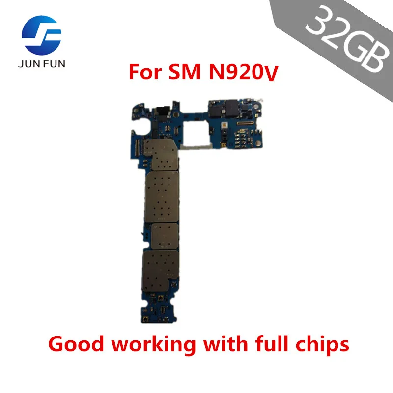 Материнская плата JUN FUN для Samsung Note 5 N920V 32 Гб разблокированная Европейская версия