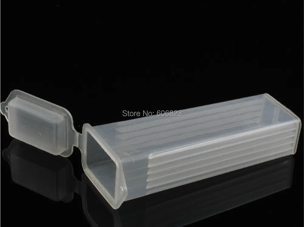 New 50 pcs plastic Slides Mailers Box W flip top holds 5 slidesin