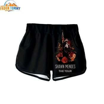 

New fashion print singer Shawn Mendes Summer Women Casual Shawn Mendes Harajuku girl high quality Hot Sale Sexy Short Clothes