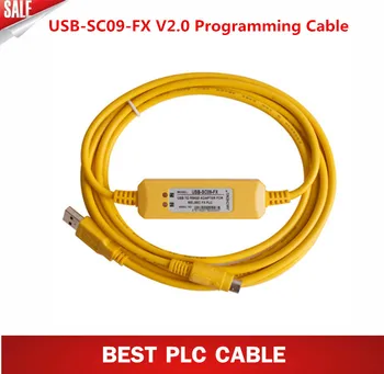 

High quality free ship USB-SC09-FX V2.0 Programming Cable for FXseries PLC