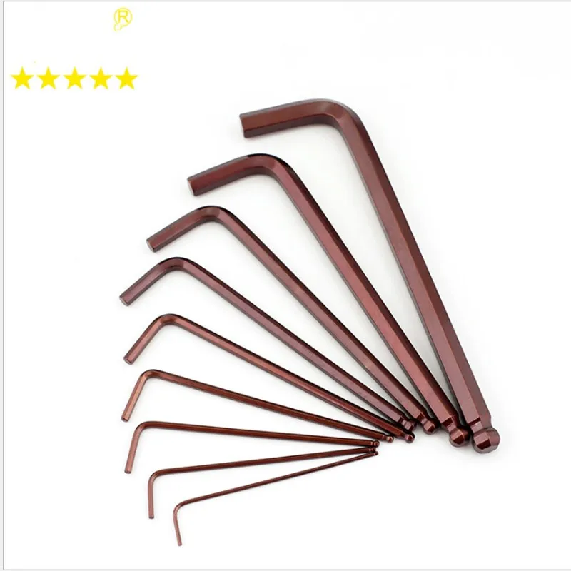 

Hexagon Wrench Special Hard S2 Alloy Hexagon Wrench Set Hexagon Screwdriver L Wrench Ball Head Set Torque Spanner Repair TooL