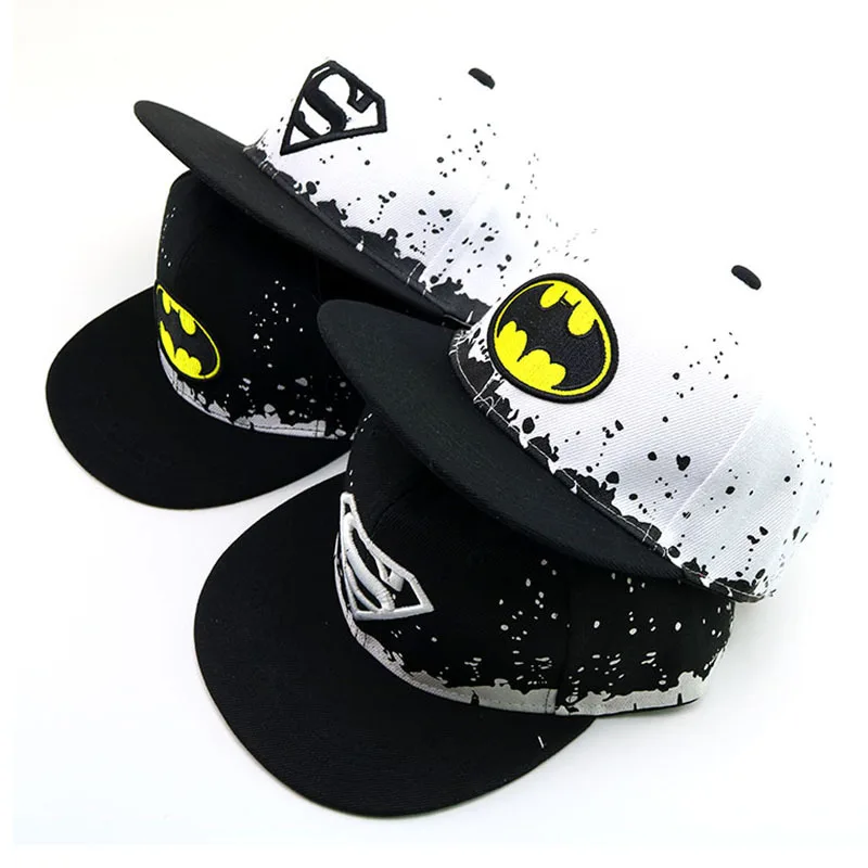 

2019 Fashion Hat Child Superman Hat For Boy Girl Snapback Caps Baby Hip Hop Hats Baby Baseball Cap Sun Cap Birthday Christmas