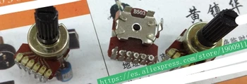 

5pcs/lot Ying Jia 190 RK1212G vertical double potentiometer B503 B50K handle length 16MM flowers