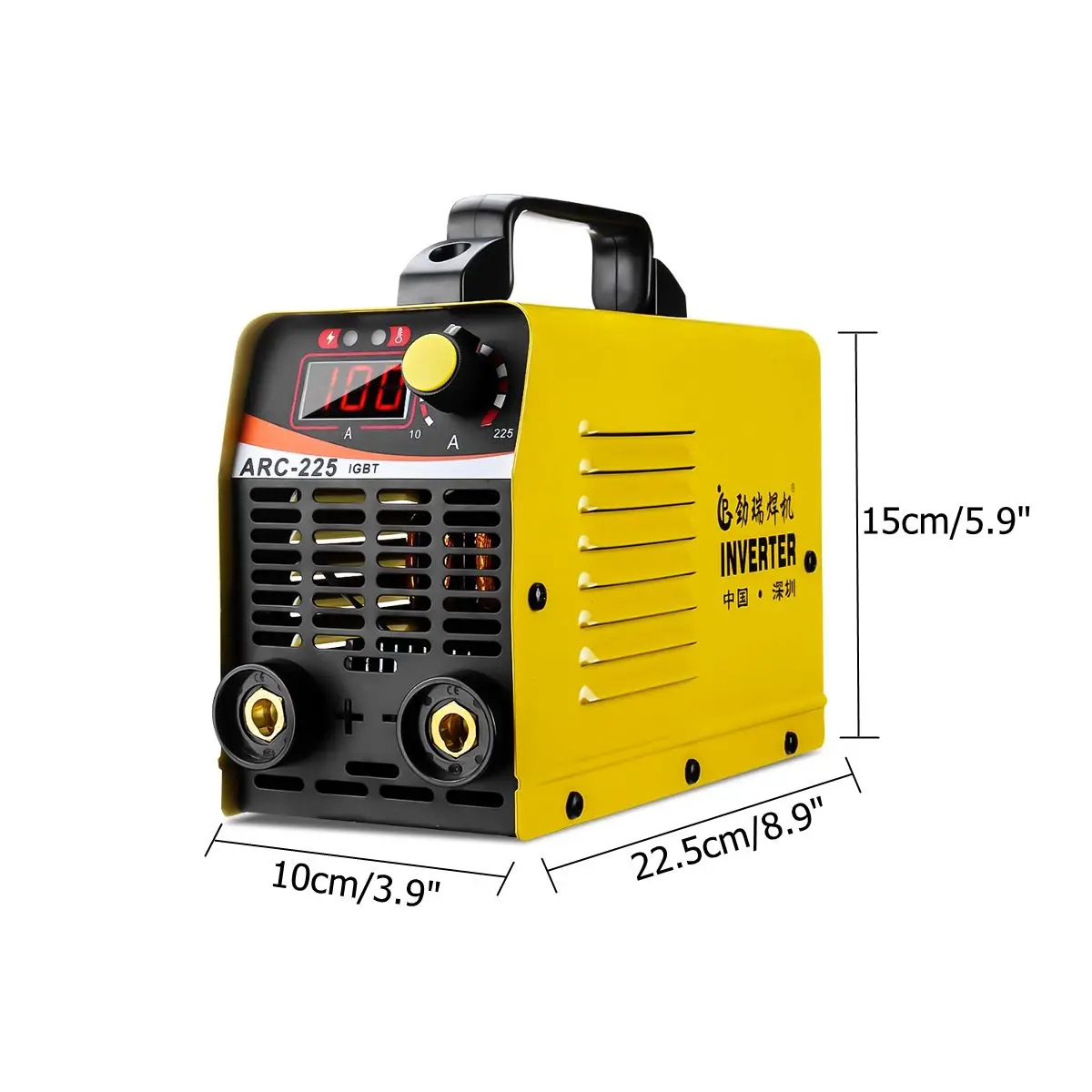 10-225A ARC-225 25KVA Ручной мини инверторов ММА IGBT 220V мини Электрический дуговой сварочный аппарат инверторный аппарат