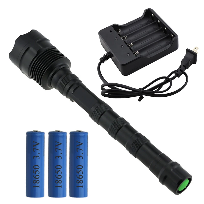 8000 люменов мощный фонарик съемный светодиодный 6x CREE XML T6 3x18650 перезаряжаемый
