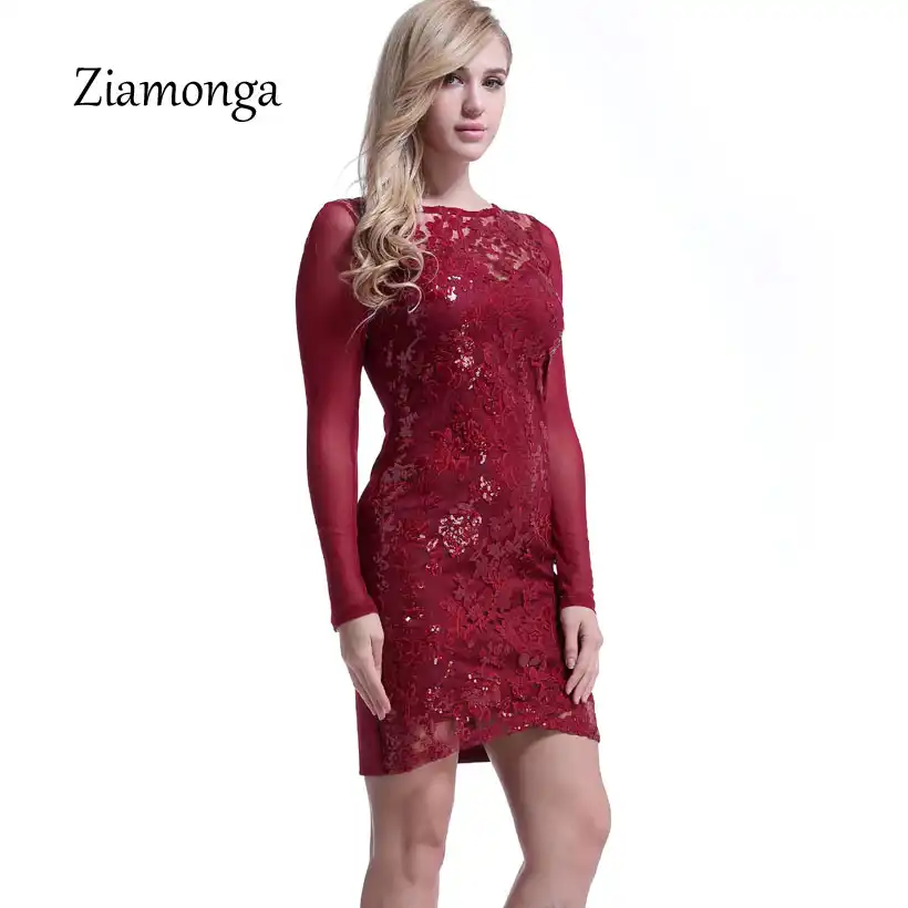 black sequin bodycon dress long sleeve