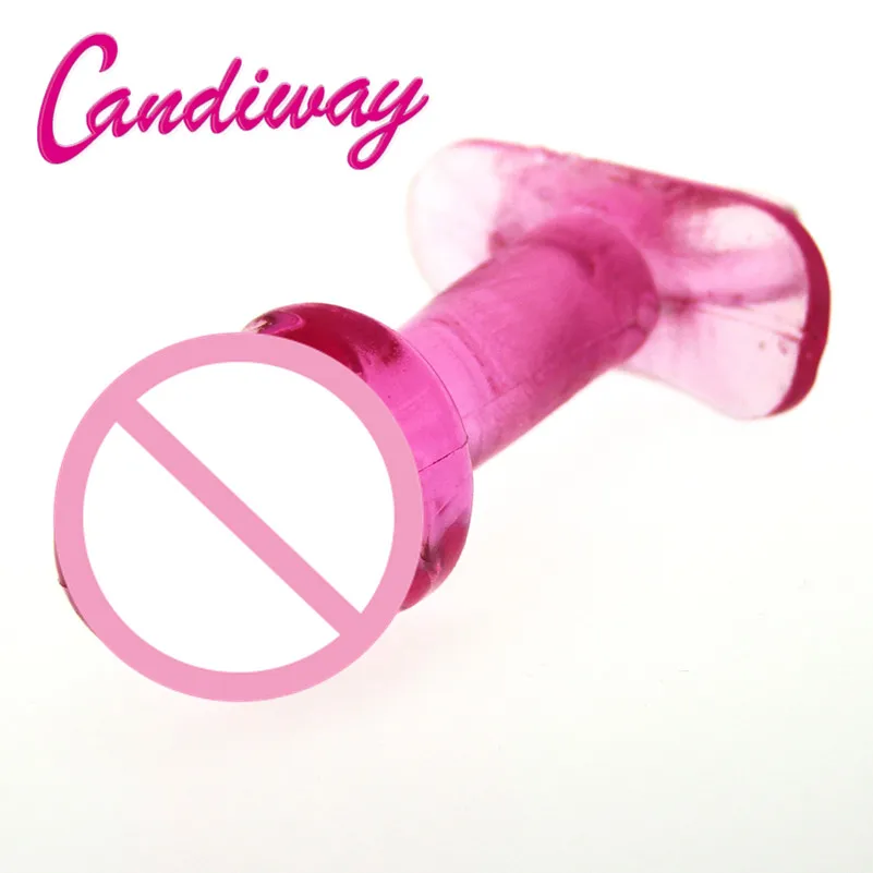 tiny dildo Unisex Silicon Anal Butt Plug penis glans shape Sex Toy Real Skin Feeling Body Massager Adult balanus Product | Красота и