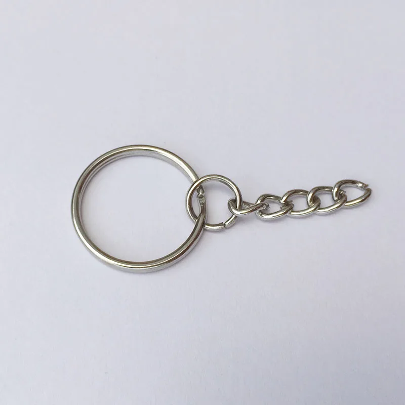 Wholesale 20mm 50pcs/lot Key Ring Keychain Key Ring Extend Chain Diy